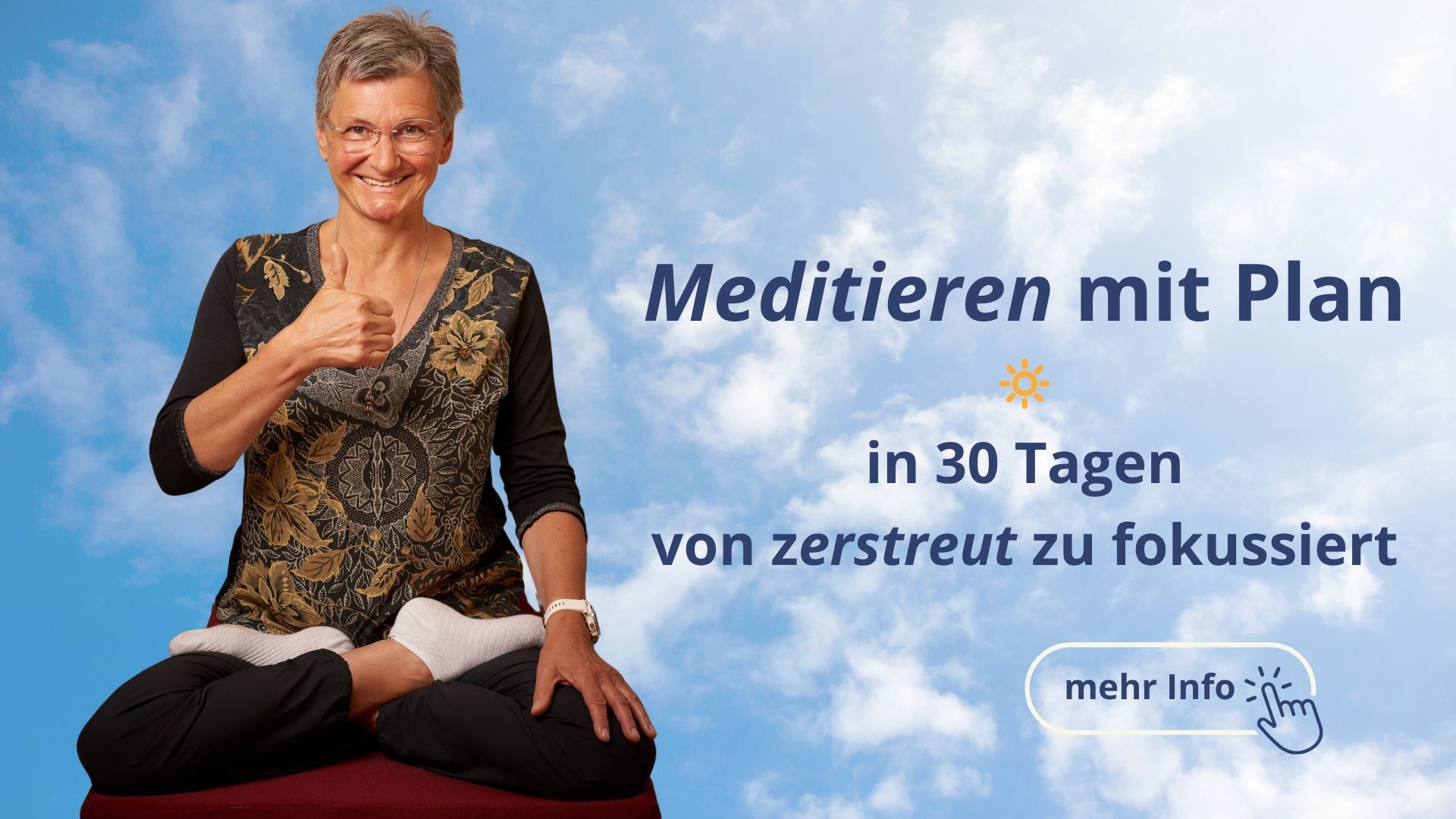Monika Eisenbeutel - Meditieren mit Plan - von zerstreut zu fokussiert
