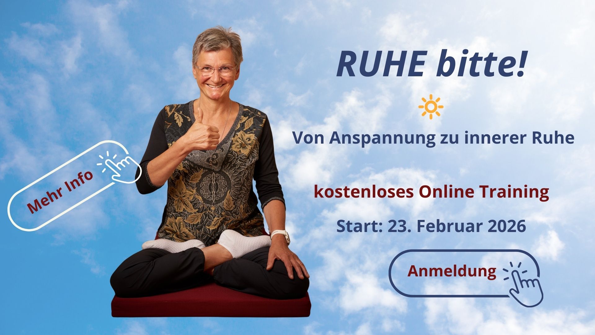 Monika Eisenbeutel Meditieren mit Plan Ruhe bitte Online Training Monika Eisenbeutel Meditieren mit Plan Ruhe bitte Online Training